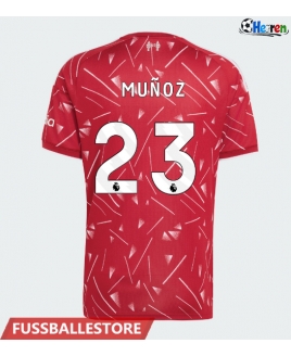 Günstige Liverpool Victor Munoz #23 Heimtrikot 2026-27 Kurzarm